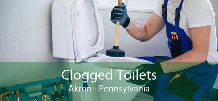 Clogged Toilets Akron - Pennsylvania