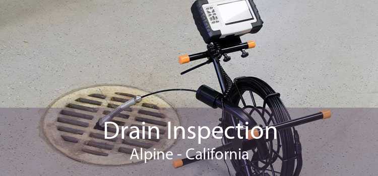 Drain Inspection Alpine - California
