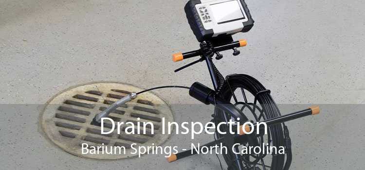 Drain Inspection Barium Springs - North Carolina