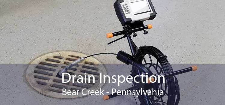 Drain Inspection Bear Creek - Pennsylvania