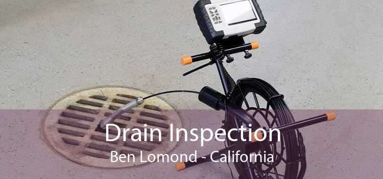Drain Inspection Ben Lomond - California