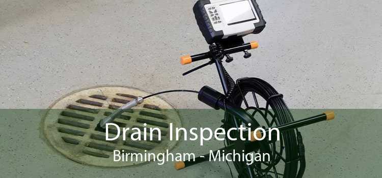Drain Inspection Birmingham - Michigan