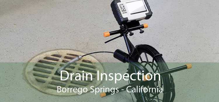 Drain Inspection Borrego Springs - California