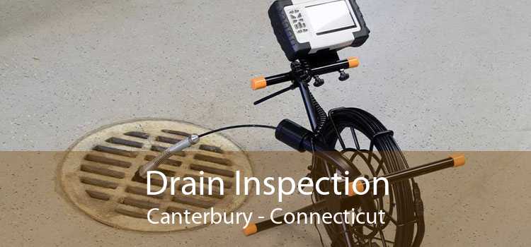 Drain Inspection Canterbury - Connecticut