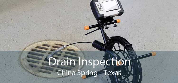 Drain Inspection China Spring - Texas