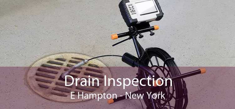 Drain Inspection E Hampton - New York
