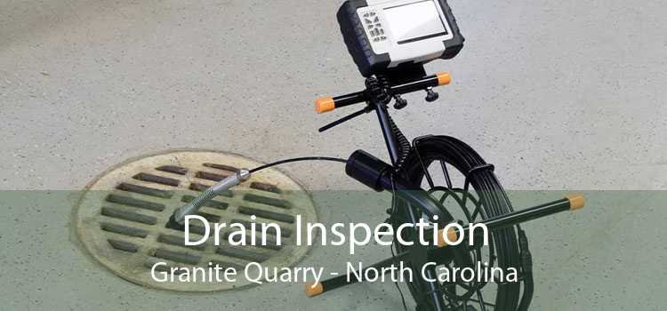 Drain Inspection Granite Quarry - North Carolina
