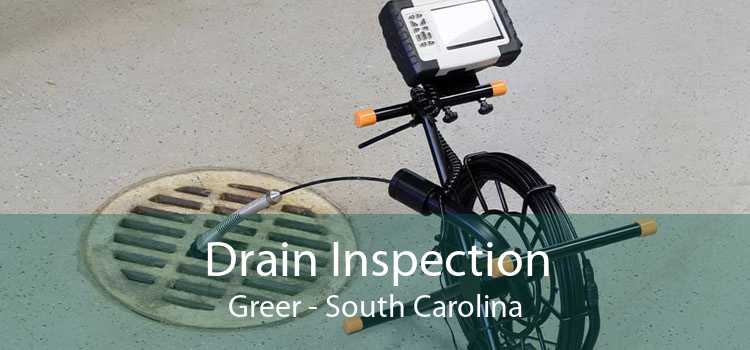 Drain Inspection Greer - South Carolina