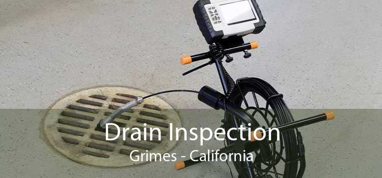 Drain Inspection Grimes - California