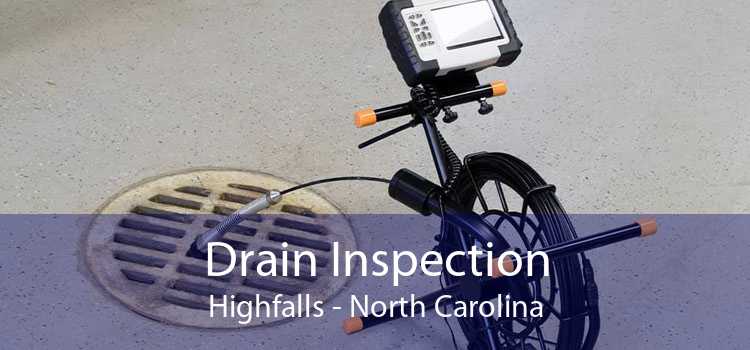Drain Inspection Highfalls - North Carolina