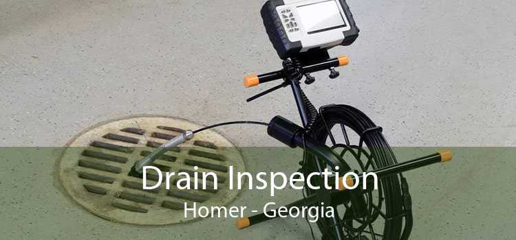 Drain Inspection Homer - Georgia