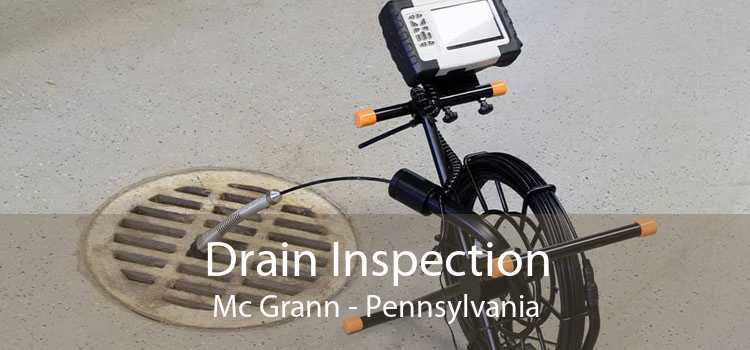 Drain Inspection Mc Grann - Pennsylvania