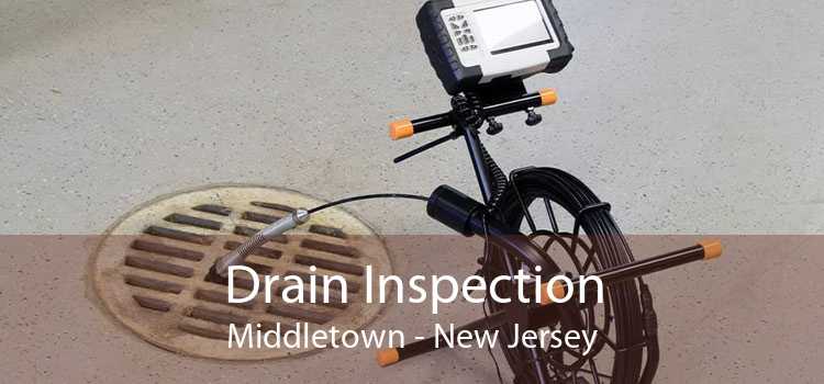 Drain Inspection Middletown - New Jersey