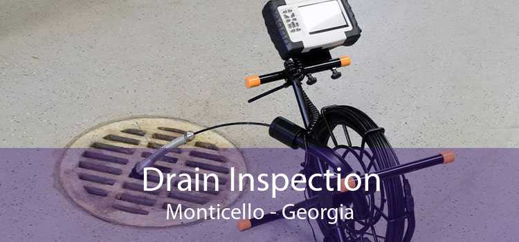 Drain Inspection Monticello - Georgia