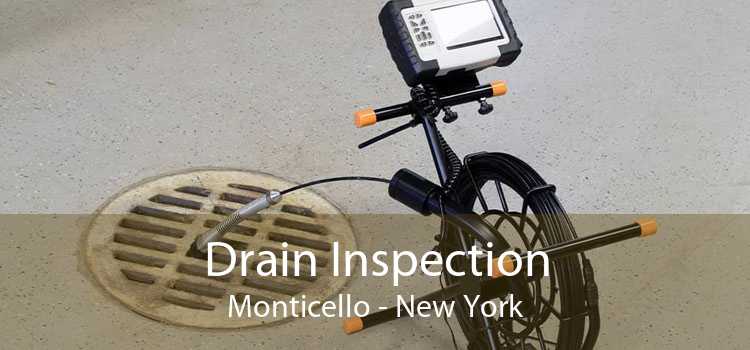 Drain Inspection Monticello - New York