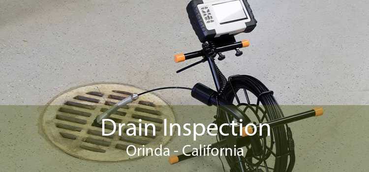 Drain Inspection Orinda - California