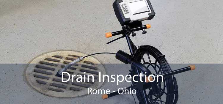 Drain Inspection Rome - Ohio
