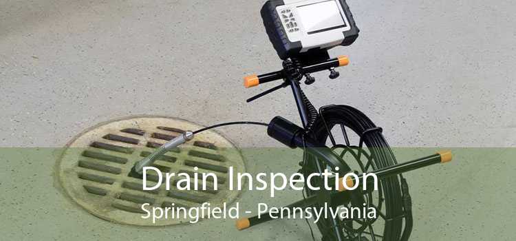 Drain Inspection Springfield - Pennsylvania