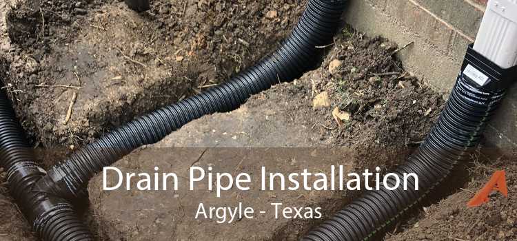 Drain Pipe Installation Argyle - Texas