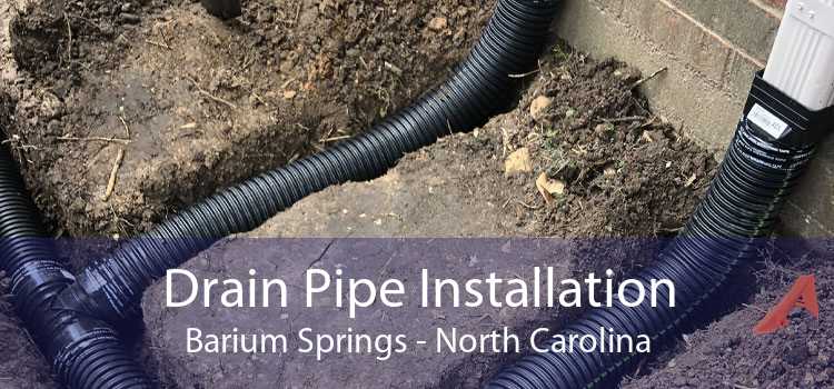 Drain Pipe Installation Barium Springs - North Carolina
