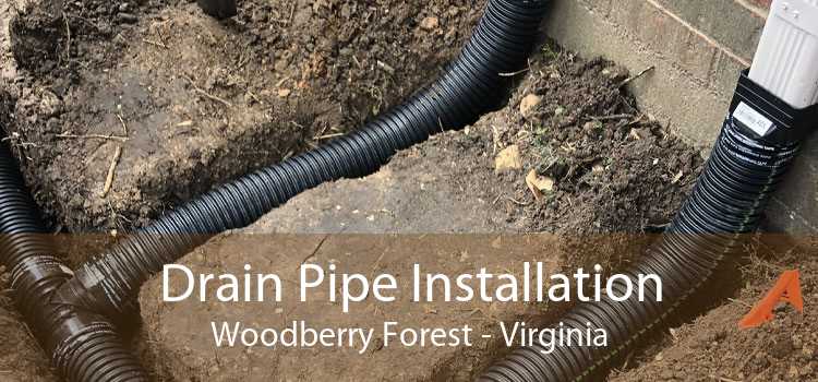 Drain Pipe Installation Woodberry Forest - Virginia