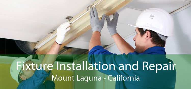 Fixture Installation and Repair Mount Laguna - California