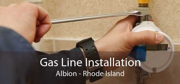 Gas Line Installation Albion - Rhode Island
