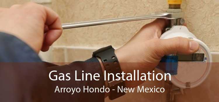 Gas Line Installation Arroyo Hondo - New Mexico