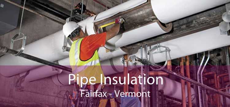 Pipe Insulation Fairfax - Vermont