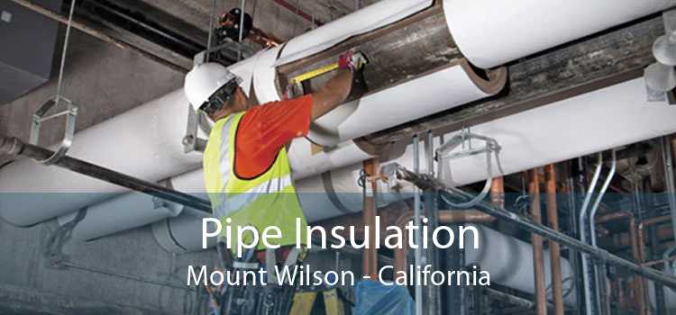 Pipe Insulation Mount Wilson - California