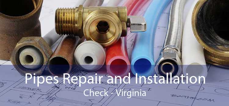Pipes Repair and Installation Check - Virginia