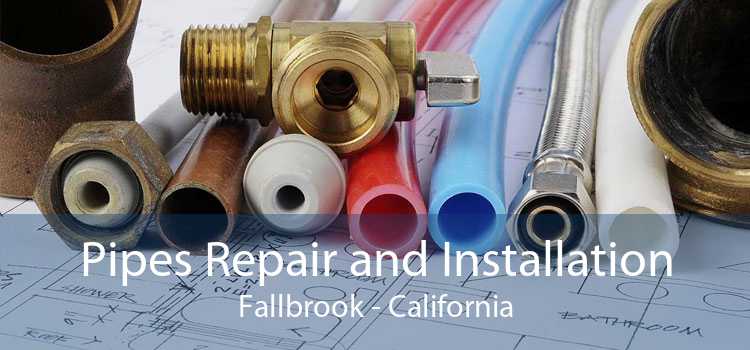 Pipes Repair and Installation Fallbrook - California