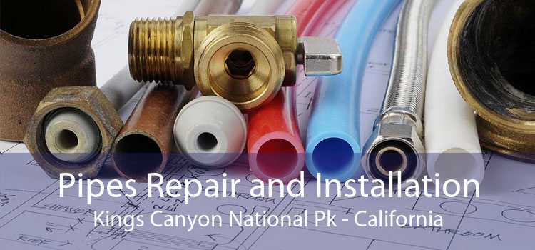 Pipes Repair and Installation Kings Canyon National Pk - California