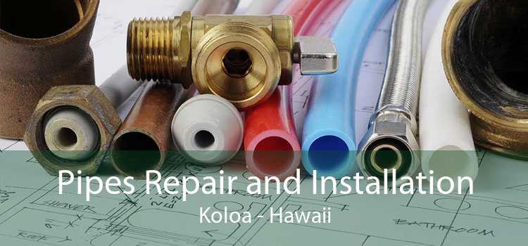 Pipes Repair and Installation Koloa - Hawaii