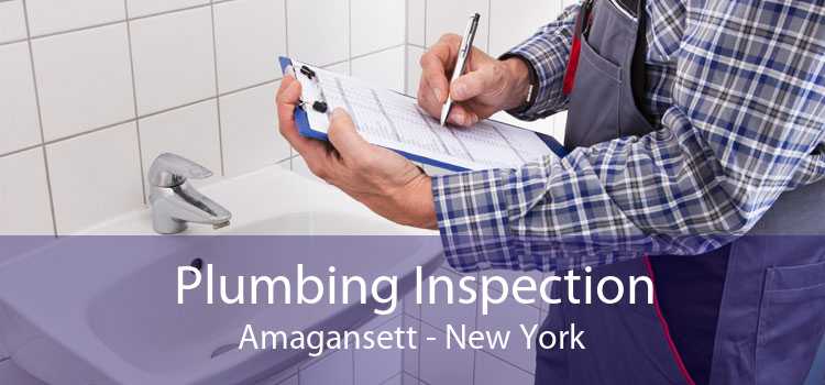 Plumbing Inspection Amagansett - New York