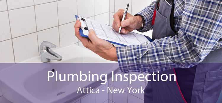 Plumbing Inspection Attica - New York