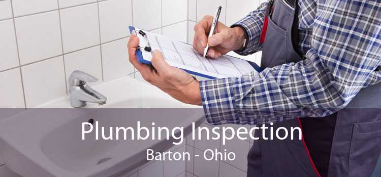 Plumbing Inspection Barton - Ohio