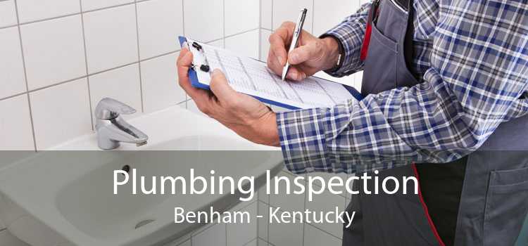Plumbing Inspection Benham - Kentucky