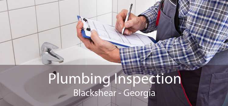 Plumbing Inspection Blackshear - Georgia