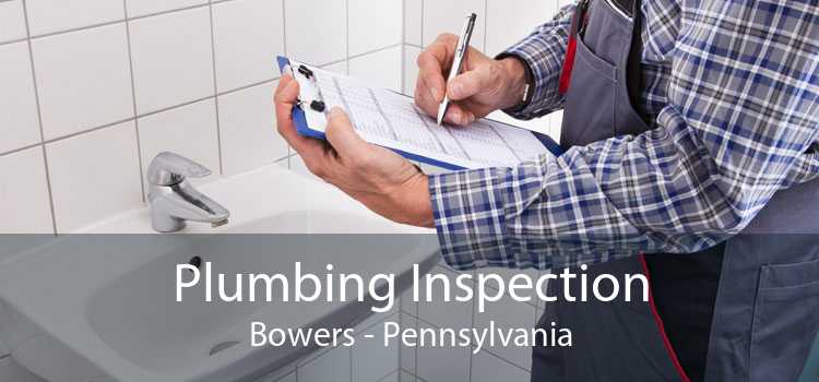 Plumbing Inspection Bowers - Pennsylvania