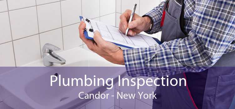 Plumbing Inspection Candor - New York