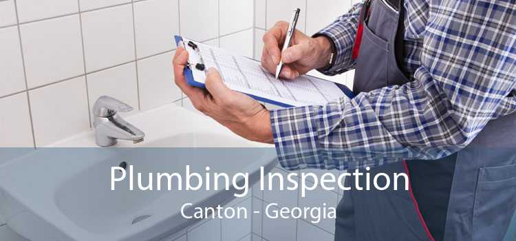 Plumbing Inspection Canton - Georgia