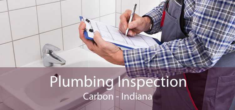 Plumbing Inspection Carbon - Indiana
