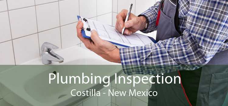 Plumbing Inspection Costilla - New Mexico