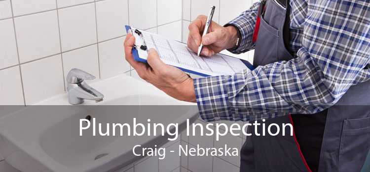 Plumbing Inspection Craig - Nebraska
