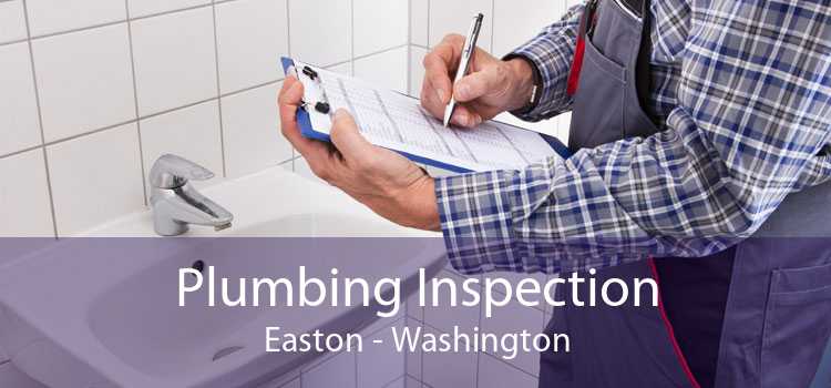 Plumbing Inspection Easton - Washington