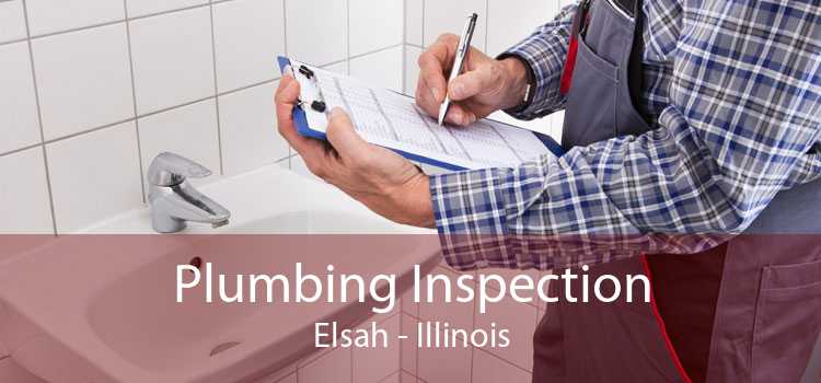 Plumbing Inspection Elsah - Illinois