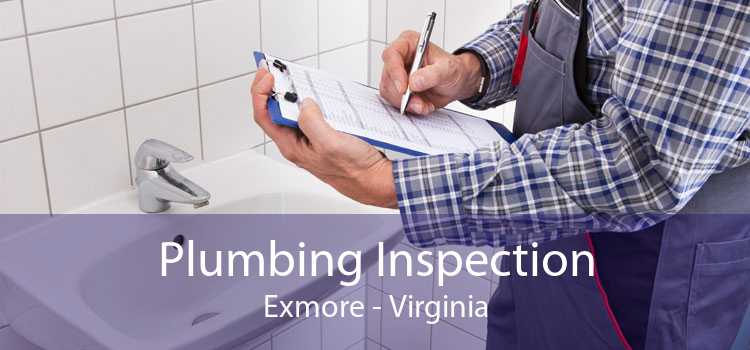 Plumbing Inspection Exmore - Virginia