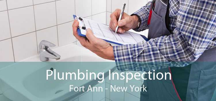 Plumbing Inspection Fort Ann - New York