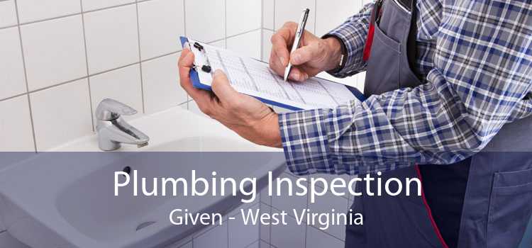 Plumbing Inspection Given - West Virginia